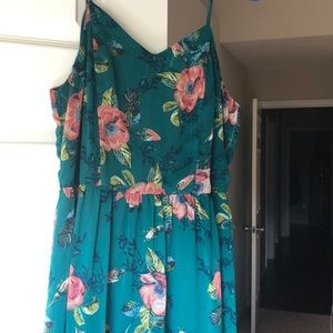 Flowing Floral Maxi Dress